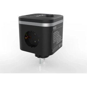 Resim Inca IPW-47SY 3port 2x Usb+2x Type-C LED Tuşlu Duvar Priz - Siyah 