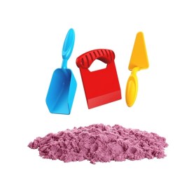 Resim Art Craft Aksesuarli Pembe Kinetik Oyun Kumu 1000 Gr 
