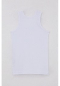 Resim Breeze Erkek Çocuk Atlet Geniş Askılı Basic 5-13 Yaş, Beyaz Beyaz 