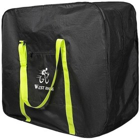 Resim Rogfer Batı Bisiklet Katlanır Bisiklet Çantası Bisiklet Saklama Çantası Küçük Yeşil Diğer Çok Renkli 