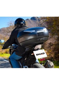 Resim Shad Sh48 Motosiklet Arka Çanta Topcase Siyah 48 Litre Siyah 