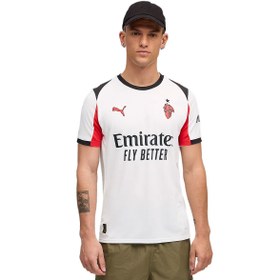 Resim AC Milan 2025/26 Away Jersey Erkek Beyaz Futbol Forma 77997102 