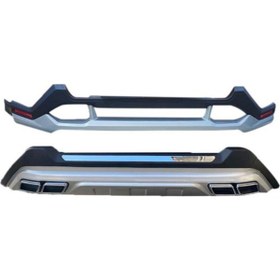 Resim Karva Araba Alışveriş Hyundai Tuning Aksesuar Kona Ön Arka Tampon Ek Koruma Difüzör 