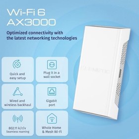 Resim Keenetic Buddy 6 SE AX3000 Menzil Genişletici Wi-Fi Mesh Repeater Range Extender Access Point KN-4410 