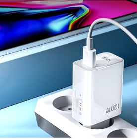 Resim 120w Usb Hızlı Type C Uçlu Kablolu Şarj Aleti 4434 