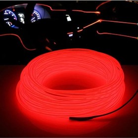 Resim Neon Ip Torpido Kırmızı 3 Metre Led Oto Şerit Led 