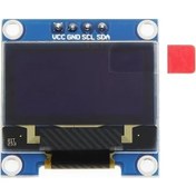 Resim Cloudstore 1 Adet Oled Ekran Modülü Mavi 128x64 I2c Arduino 4 Pin Vcc 