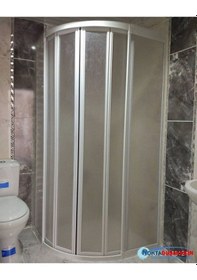 Resim Nokta Duşakabin 80 x 80 Oval Teknesiz Mika Duşakabin Nd407 Şeffaf 