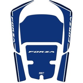 Resim GP Kompozit Honda Forza 250 2018-2025 Uyumlu Tank Pad Mavi 
