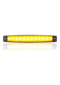 Resim Ahmet Otomotiv Basamak Lambası 12 Ledli 24 Volt Sarı 