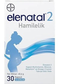 Resim Elenatal 2 Hamilelik Omega-3 30 Kapsül 