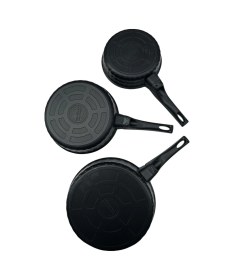 Resim Bambum Porto 3'lü Granit Tava Seti 20-24-28 Cm Siyah 