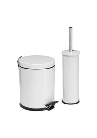 Resim Foreca 2 Li Çöp Kovası Banyo Seti Beyaz 