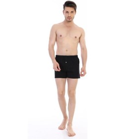 Resim 3 Adet Çift Kaplan Erkek Pamuklu Penye Boxer 805 Siyah 