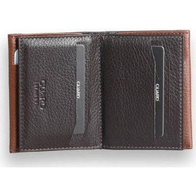 Resim Guard Kahverengi - Taba Çift Renk Bölmeli Hakiki Deri Kartlık Erkek / Kadın P1309 Kahverengi 