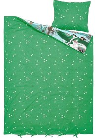 Resim Çocuk Nevresim Takımı, Mavi-yeşil, 150x200/50x60 Cm Hayvanlar Alemi Mavi - Yeşil 