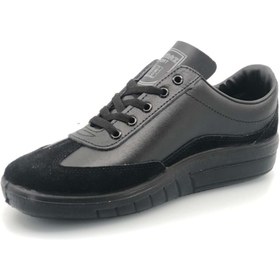 Resim Yılmaz Mekap %100 Hakiki Deri İş Ve Spor Ayakkabı Siyah | Unisex 