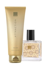 Resim Avon Attraction Kadın Parfüm 30 Ml. ve Vücut Losyonu Paketi 