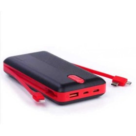 Resim POWER SWORD 20.000 MAH Kendinden Kablolu typce-c-ios-micro uyumlu Powerbank 