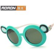 Resim Aoron 5038 Polarize Çocuk Güneş Gözlüğü - Cool Erkek-kız Klasik Tasarım Altın 