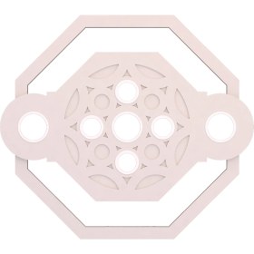 Resim Motifpiyer Tavan LED Spotlu Göbeği 80-Sekizgen-Dış Çıtalı 