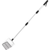 Resim Suntek Paslanmaz Çelik Kedi Kumu Küreği Çıkarılabilir 