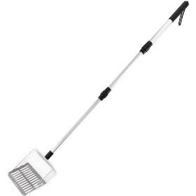 Resim Suntek Paslanmaz Çelik Kedi Kumu Küreği Çıkarılabilir 