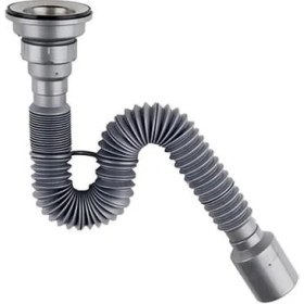 Resim Karokstore Lavabo Sifonu Lüks Körüklü Evye,lavabo Sifonu Donau 50 mm 