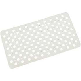 Resim 1 Adet Beyaz Küvet Paspası Vantuzlu Yapışır Dikdörtgen Duşa Kabin Banyo Duş Kaydırmazı 33x66 Cm Beyaz 