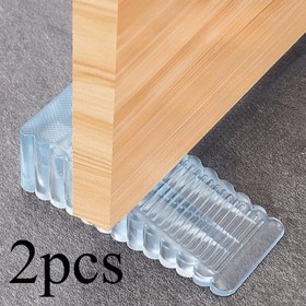 Resim 2 adet Şeffaf Silikon Kapı Durdurucu - Yağlanmamış, Yükseltilmiş Tasarım, Oturma Odası, Mutfak, Yatak Odası, Otel, Banyo ve Apartman için, Kaymaz Kauçuk Taban, Çarpışma Önleyici Durdurucu, Mutfak Güvenliği | Modern Kapı Durdurucu | Silikon Yapı, Kapı Durdurucu 