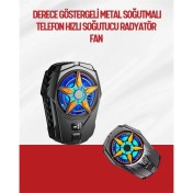 Resim Oyunlar Için Telefon Soğutucu – 65-85 mm Uyumlu, Dijital Ekranlı 
