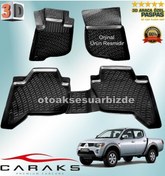 Resim Mitsubishi L200 3D Paspas Havuzlu 2006-2020 Arası Siyah Caraks 