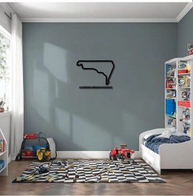 Resim Lazer Kesim Metal Duvar Dekoru Meksika Grand Prix Metal Duvar Tablosu Formula 1 