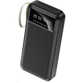 Resim Digital Göstergeli 4 Çıkışlı Fenerli Standli 20.000 Mah Powerbank 