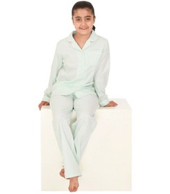 Resim The Don Açık Yeşil Beyaz Kareli Kız Çocuk Pijama Takımı (9-14 Yaş 