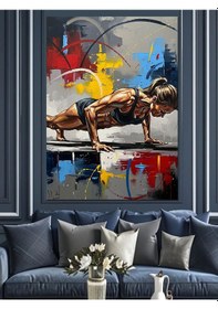 Resim Ahşap Tablo Şehir Sokaklarında Klasik Antika Araba 