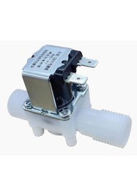 Resim 12v Plastik Solenoid Valf Nc Elektrikli Manyetik Su Akış Vanası 
