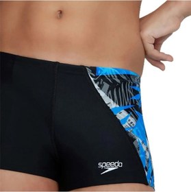 Resim Speedo Digital Panel Aquashort Erkek Çocuk Yüzücü Mayosu Çok Renkli 