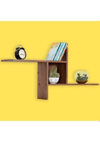 Resim Adoremobilya Plus Dekoratif Duvar Rafı - Oslo Ceviz 