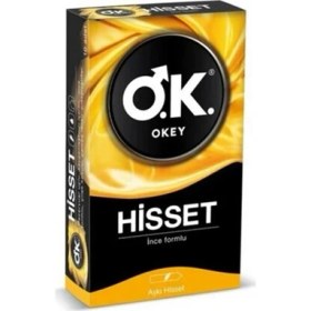 Resim Okey Prezervatif Hisset 10 Adet 