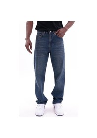 Resim Freemen Erkek Baggy Bol Kesim Kot Pantolon Lacivert 