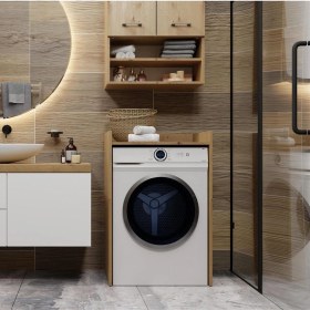 Resim Ulya Banyo Dolabı-çok Amaçlı-çamaşır Makinesi Dolabı-alt Dolap Atlantik Çam 
