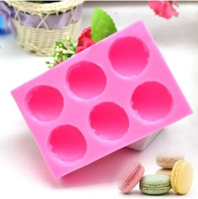 Resim 6 Lı Makaron Makaron Mum Kalıbı 