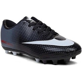 Resim Hkursat Wlk Siyah Beyaz Krampon Erkek Futbol Ayakkabı Siyah - Beyaz 