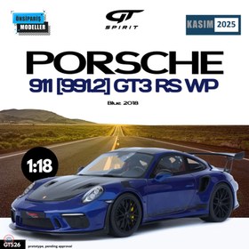 Resim 1:18 2018 PORSCHE 911 [991.2] GT3 RS WP BLUE 