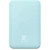 Resim Baseus MgSafe Mini Mavi 5000 mAh Kablosuz Powerbank Outlet 