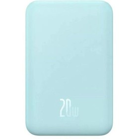 Resim Baseus MgSafe Mini Mavi 5000 mAh Kablosuz Powerbank Outlet 