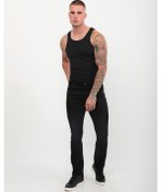 Resim Erkek Regular Fit Jean Pantolon Siyah STD 