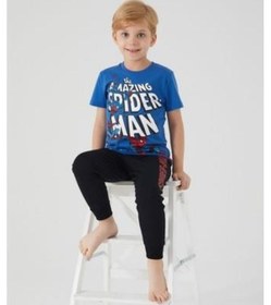 Resim Yasin Tekstil Beyond Amazing D4754-3 Çocuk Cobalt Pijama 