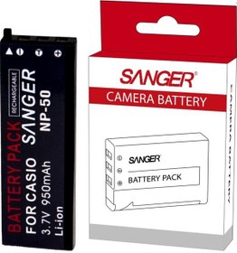 Resim Sanger NP-50 Casio Fotoğraf Makinesi Batarya 